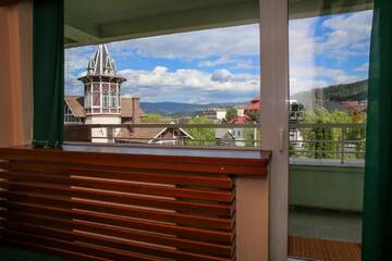 Фото номера Двухместный номер с 1 кроватью Отель Hotel Silva г. Ватра-Дорней 6